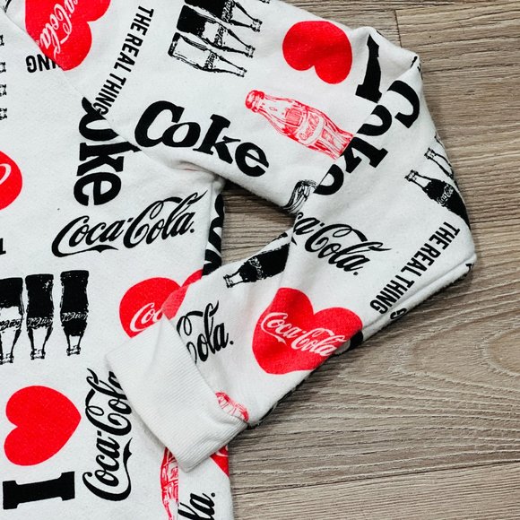 Coca-Cola Women’s Pullover Top  sweatshirt  Sz Small - Picture 6 of 9